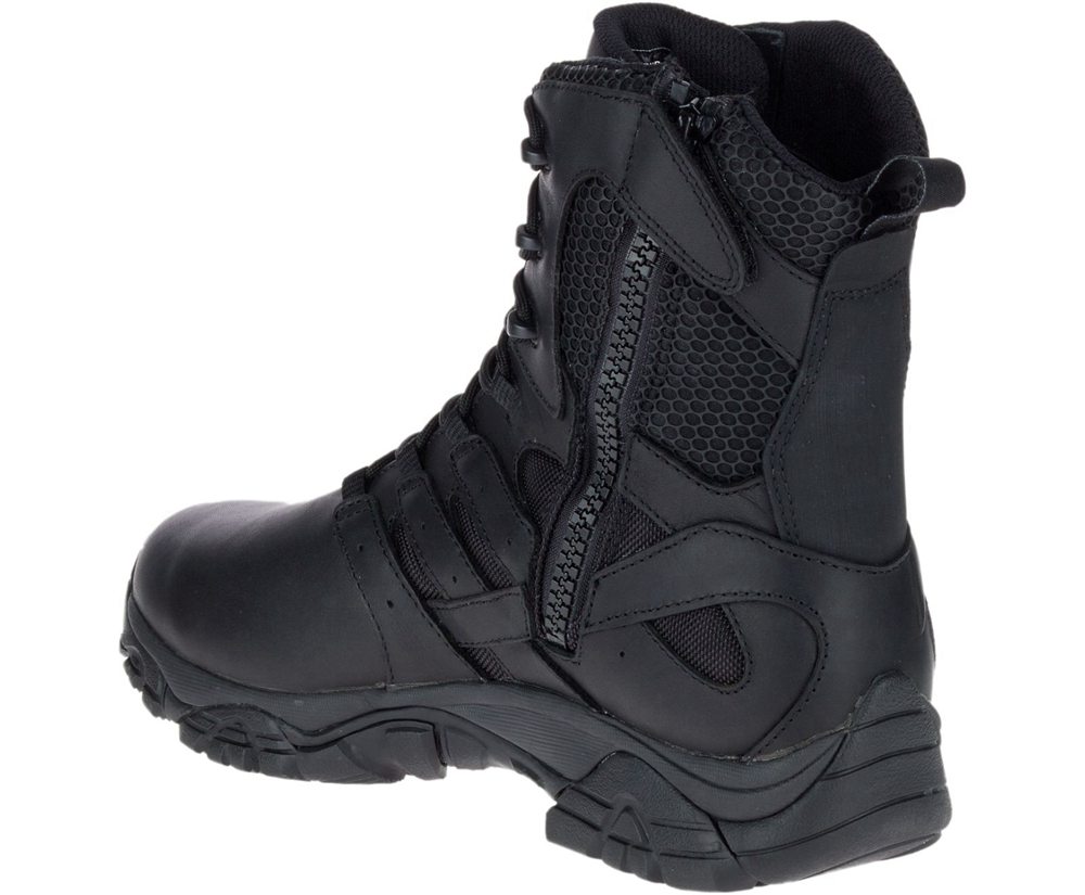 Botas Mujer - Merrell Moab 2 8\" Tactical Response Waterproof - Negras - UXYR-58207